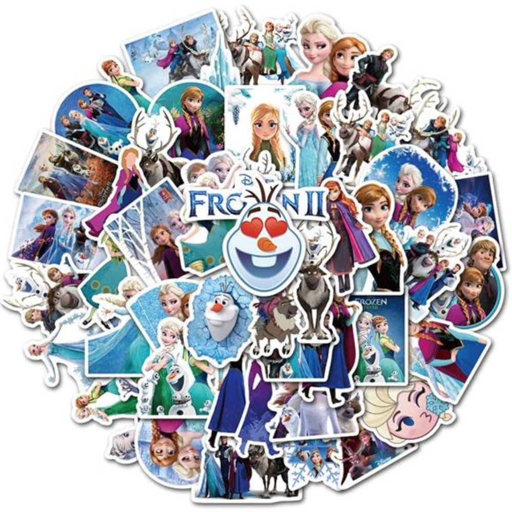 Frozen Stickers Waterproof Vinyl Stickers for Water Bottle Stickers for Kids